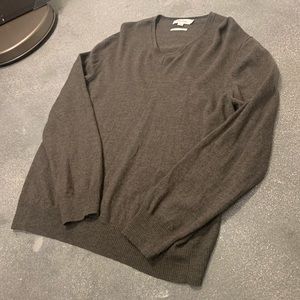 Calvin Klein V-Neck Extra Fine Merino Mens Sweater